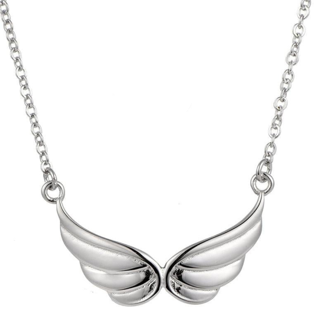 Fashionable 925 Sterling Silver Angel Wings Hypoallergenic Full
