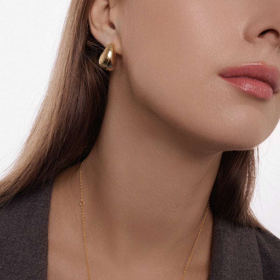 18K Gold Vermeil Drop Earring