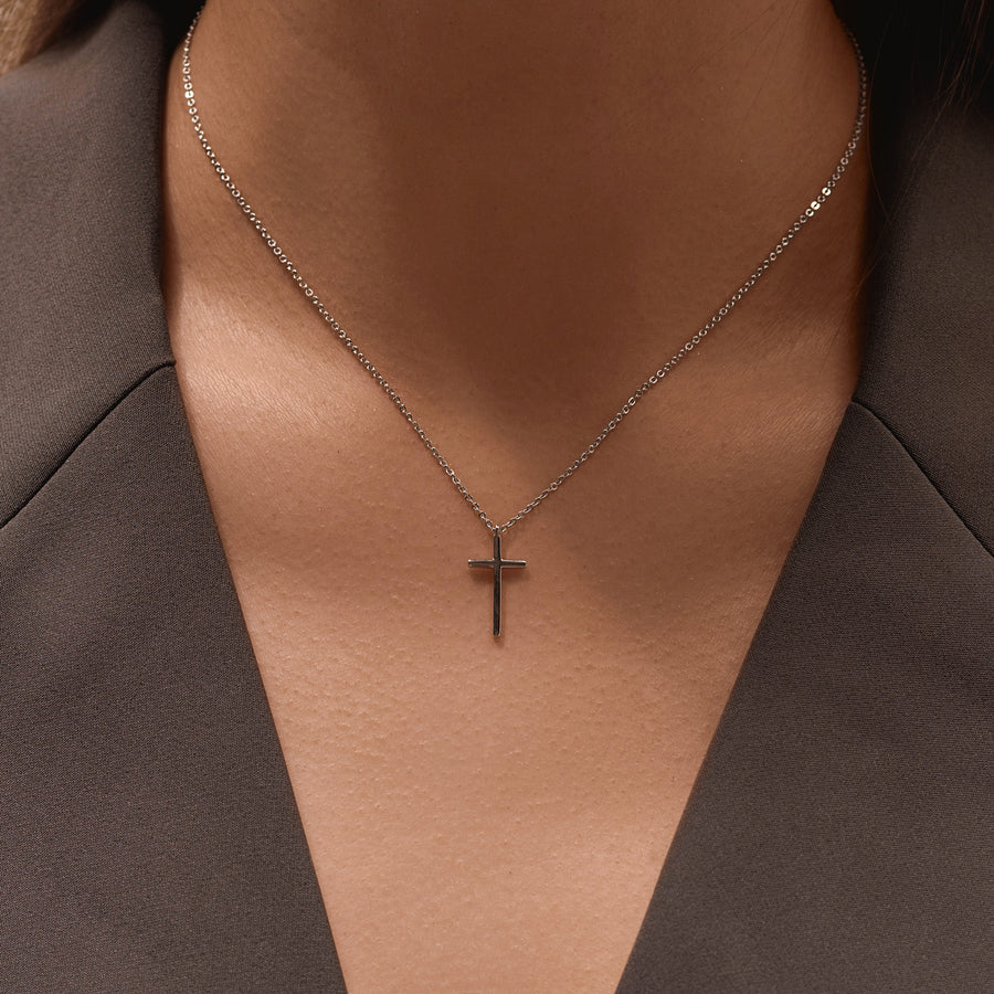 Sterling Silver Cross Necklace