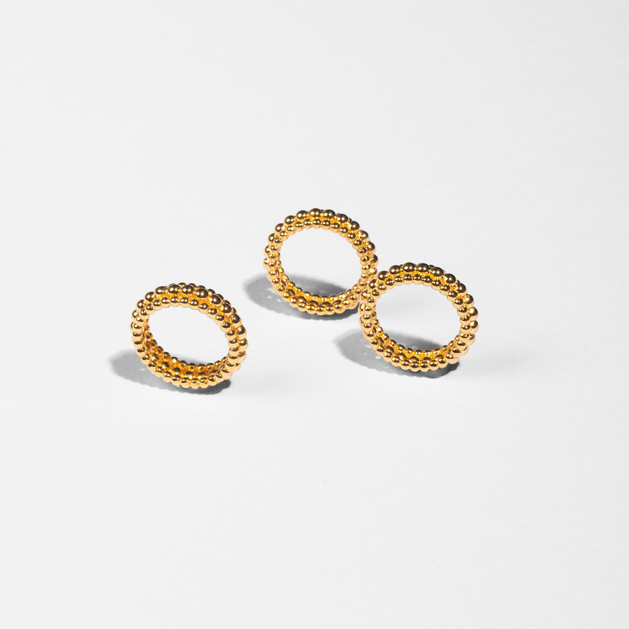 18K Gold Vermeil Bubble Ring