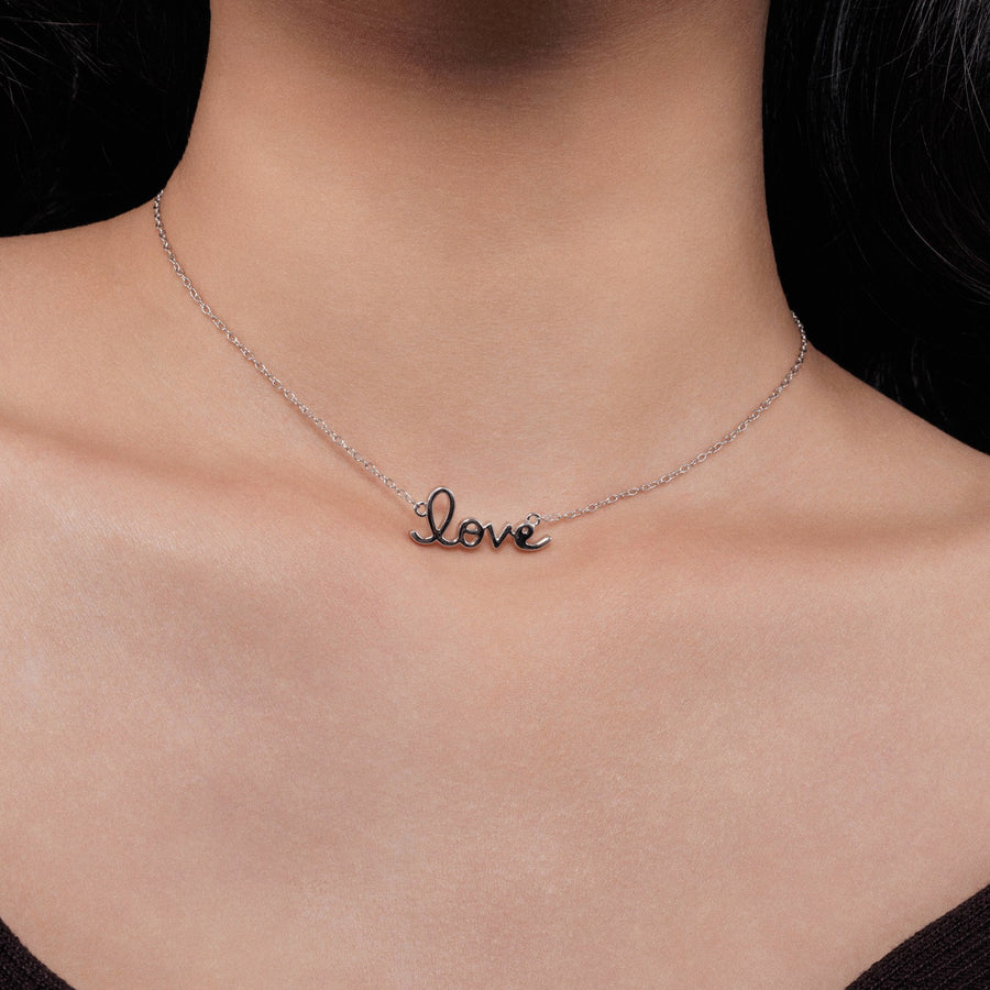 Sterling Silver Love Necklace