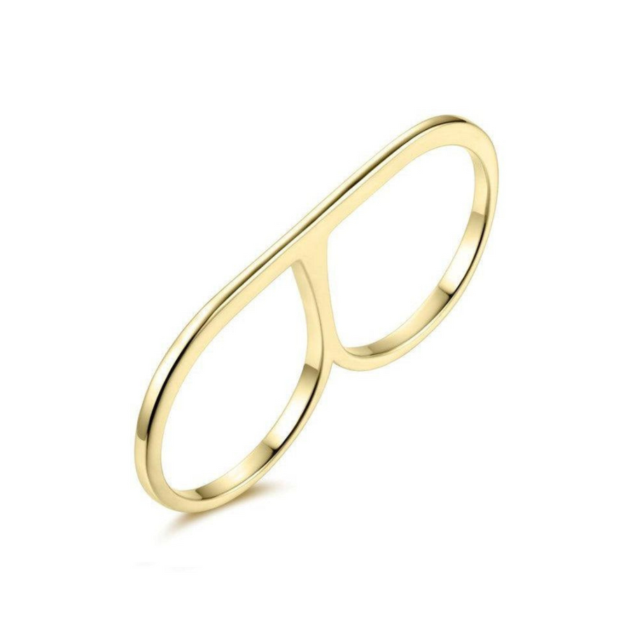 18K Gold Vermeil Double Finger AYMÉE – Ring